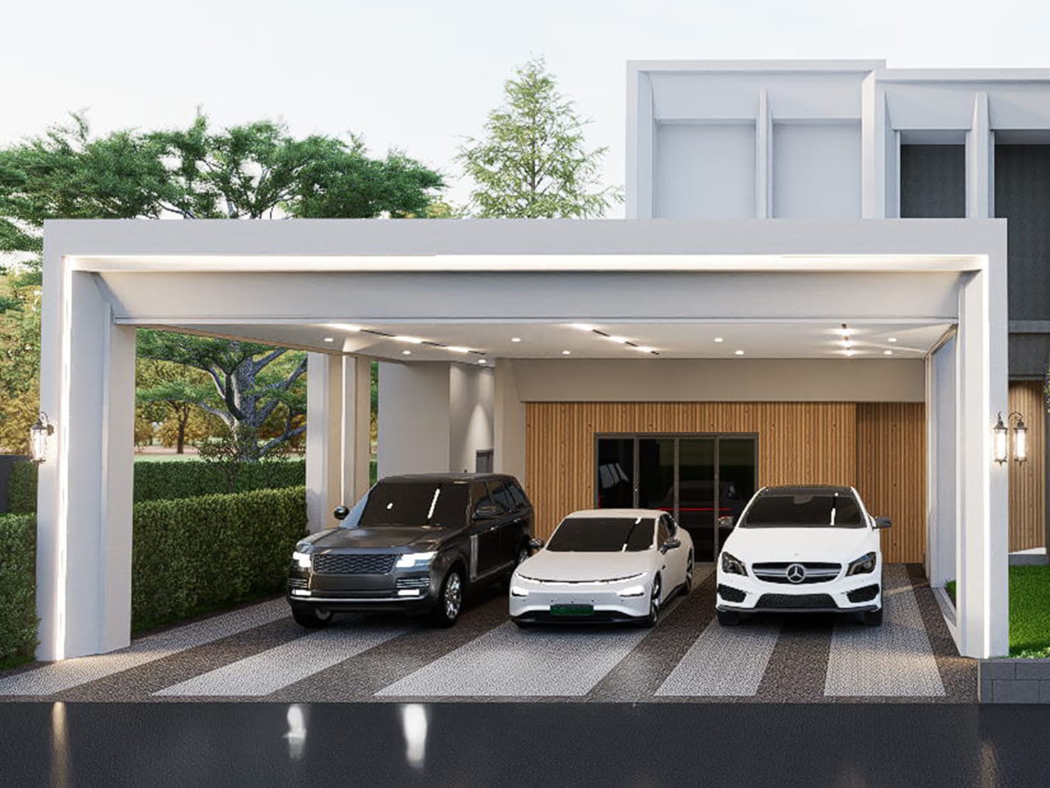Bangkok boulevard signature Westgate ต่อเติม โรงจอดรถ