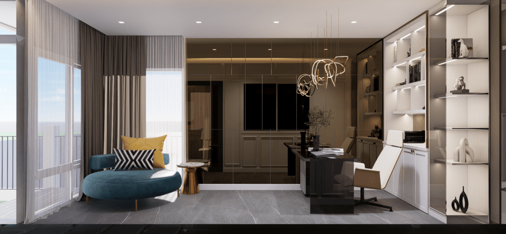 perfect place ตกแต่ง built-in ห้องทำงาน